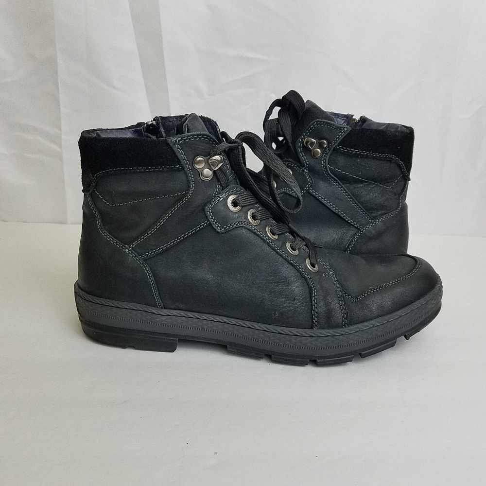 steve madden lennd leather boots [SH11]